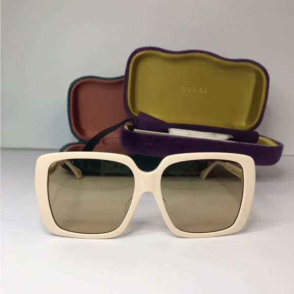 New Authentic GUCCI sunglasses GG0567SAN 006 I Love You - Picture 8 of 11